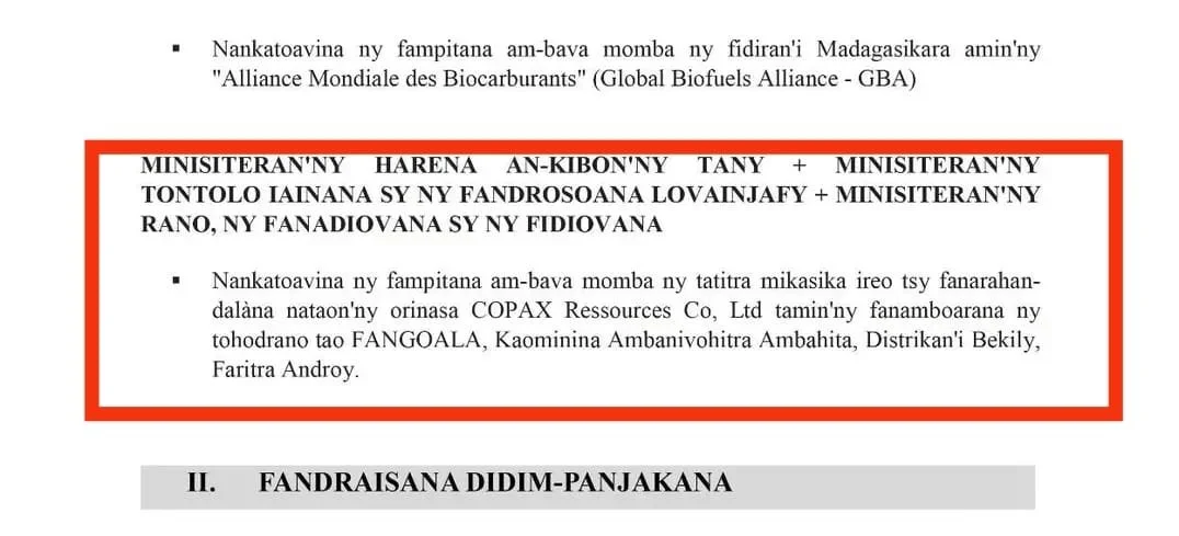 Barrage de Fangoala, dans la commune rurale d’Ambahita (district de Bekily), sur la rivière Menarandra : appel à la clarification juridique, à la transparence et à la protection des populations